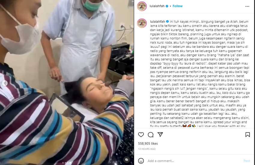 Prosesi Pemakaman Laura Anna