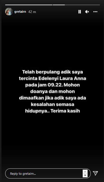Meninggalnya Laura Anna