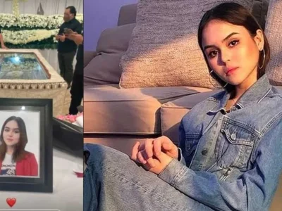 Prosesi pemakaman Laura Anna
