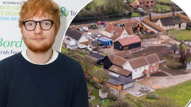 Serem! Ed Sheeran Bangun Area Pemakaman di Pekarangan Rumah