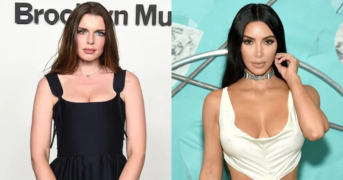 Adu Gaya Julia Fox dan Kim Kardashian. Siapa Lebih Menarik?
