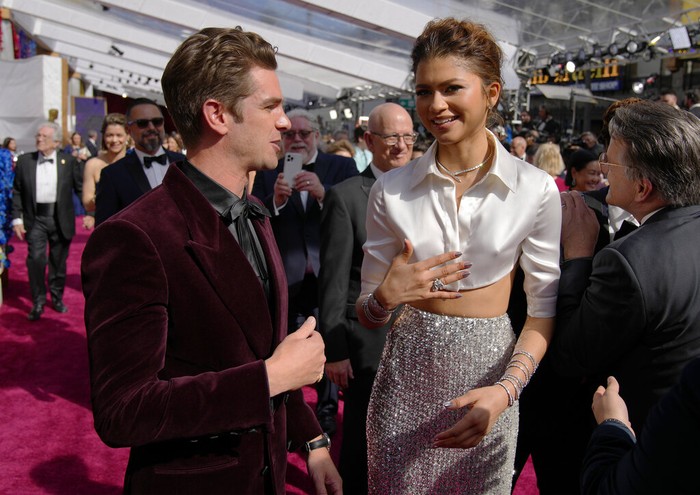 zendaya dan andrew garfield