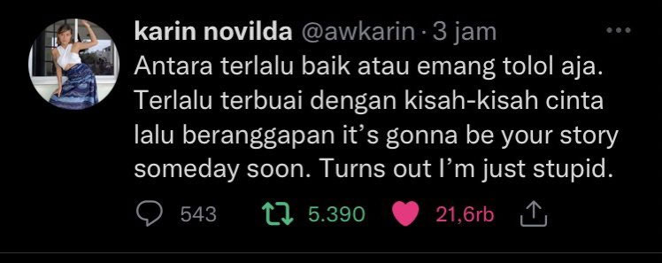 tweet-karin-tentang-gangga
