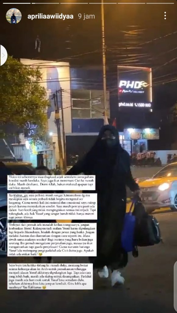 yusuf dikembalikan kepada larissa secara mendadak