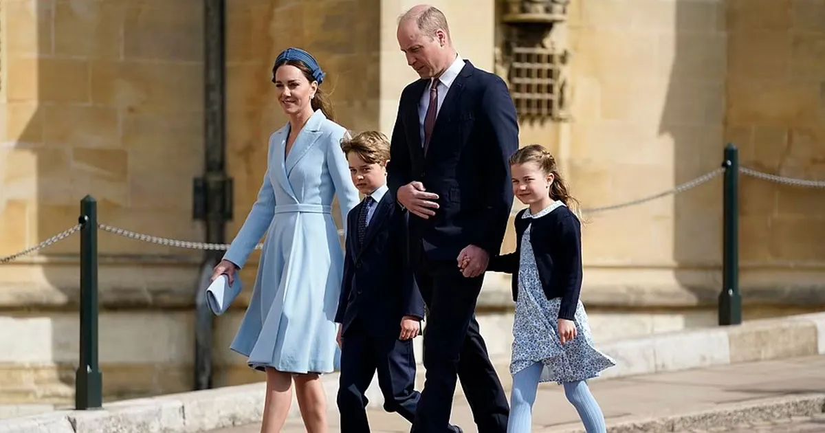 Kemunculan Perdana Pangeran George dan Putri Charlotte di Hari Paskah