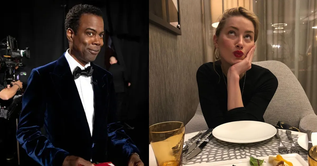 Nggak Kapok Digampar, Chris Rock Berani Ejek Amber Heard yang BAB di Kasur Johnny Depp!
