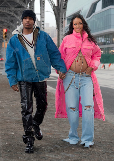 rihanna-dan-a$ap-pamer-baby-bump