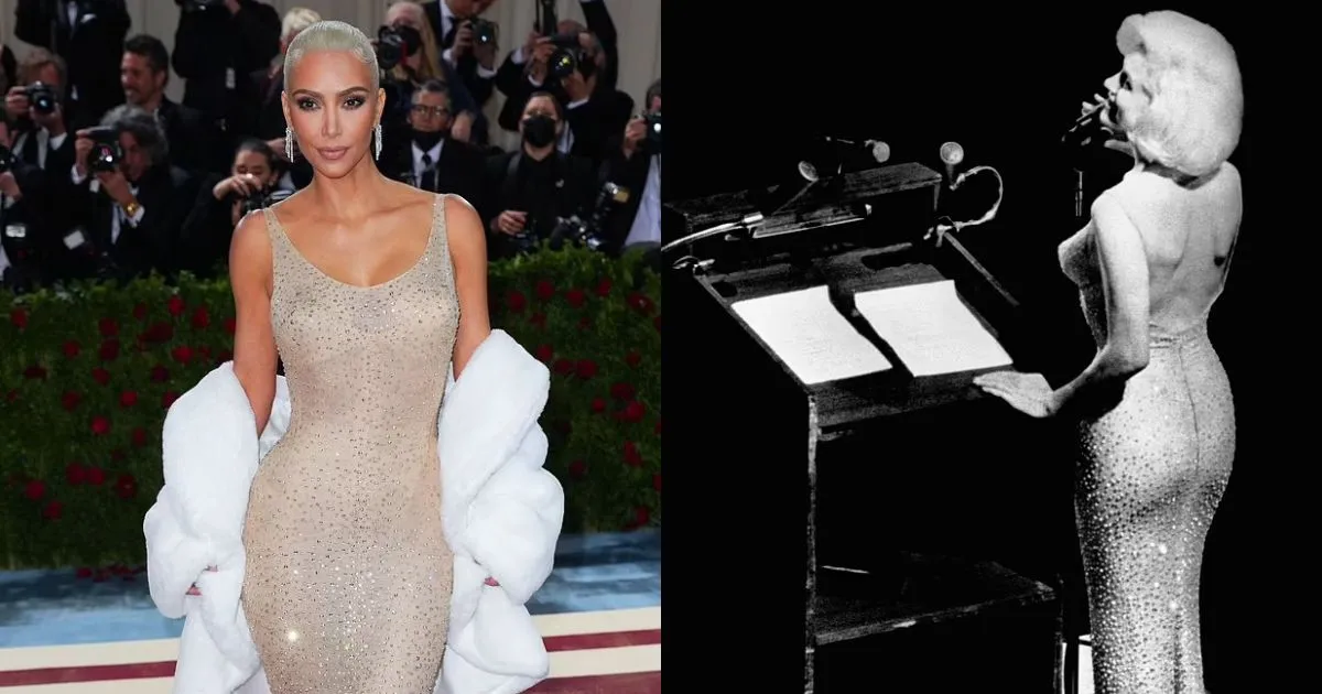 Waduh! Gaun Marilyn Monroe yang Dipakai Kim Kardashian Dikabarkan Rusak