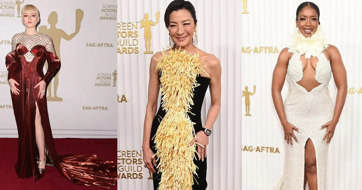6 Busana Terburuk di SAG Awards 2023. Michelle Yeoh Disebut Pakai Jerami