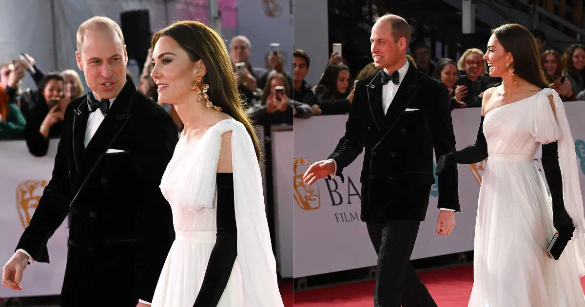 2 Tahun Absen, Pangeran William dan Kate Middleton Tampil Stunning di BAFTA 2023