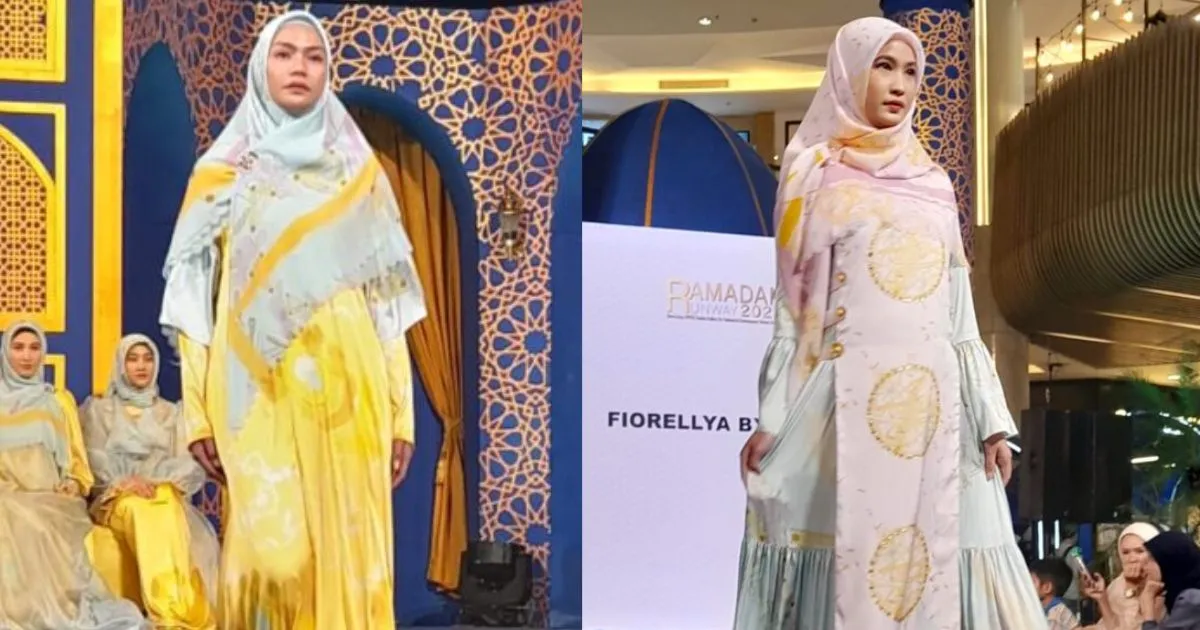 Inspirasi Busana Muslim Warna Pastel yang Buat Lebaran Makin Ceria