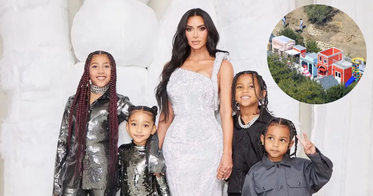 Kim Kardashian Buat ‘Kota’ Mini untuk Tempat Bermain Anak. Ada Restoran Hingga Pemadam Kebakaran!