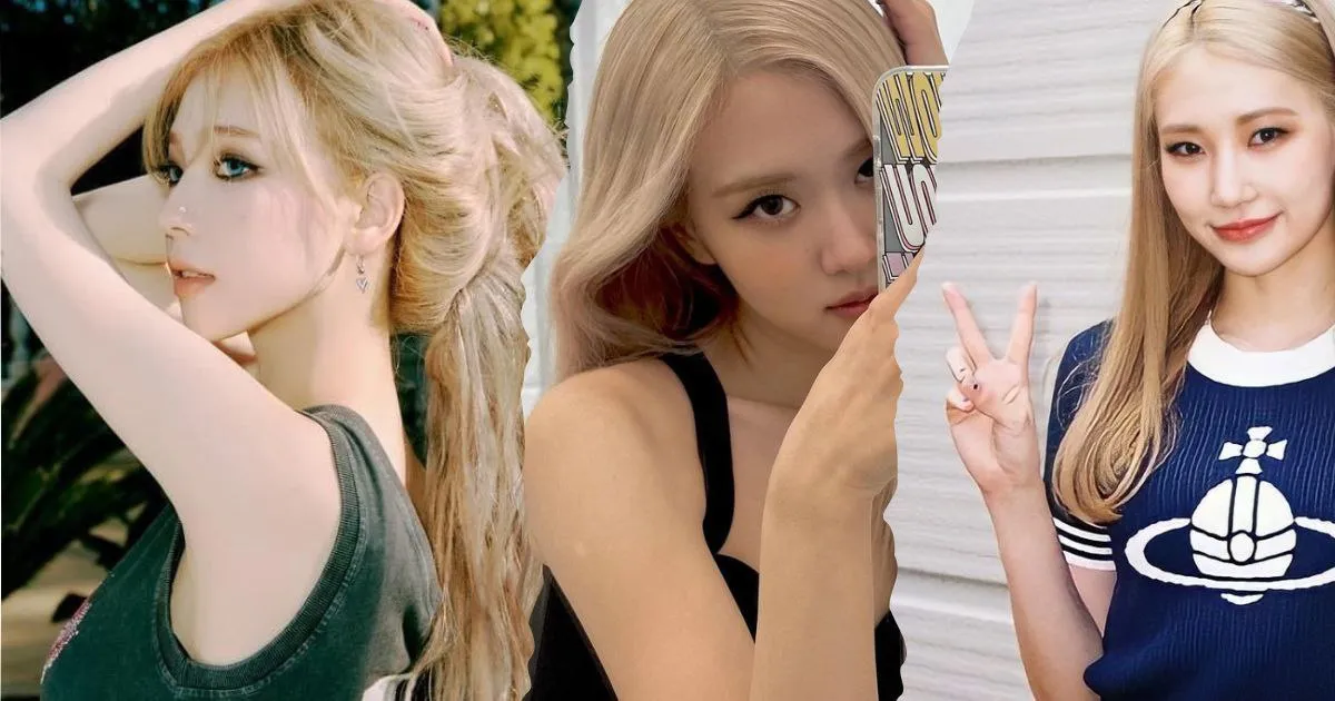 Tampilan 7 Idol K-Pop Berambut Pirang