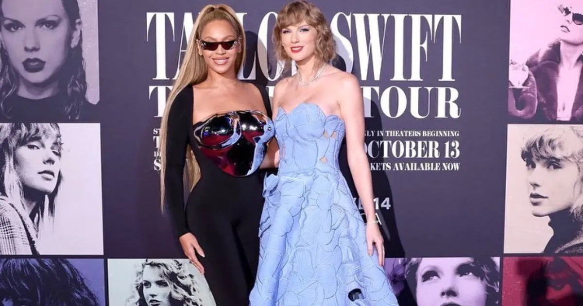 Taylor Swift Kegirangan Saat Beyonce Datangi Premiere Film ‘The Eras Tour’