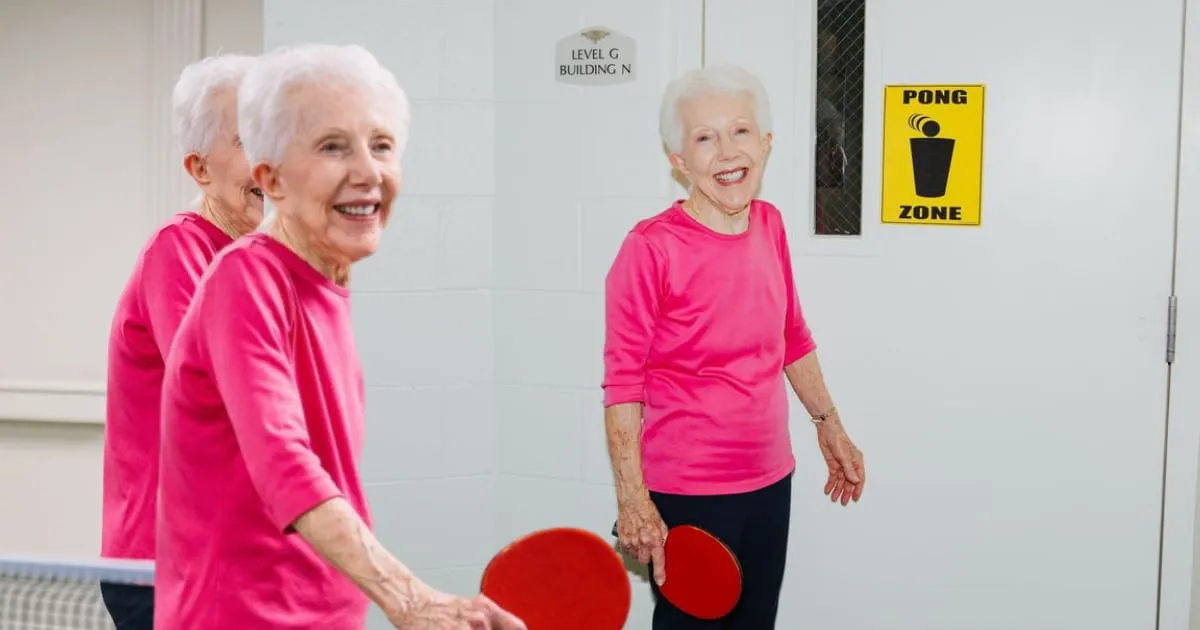 Wanita Berusia 89 Tahun Jaga Kebugaran Dengan Tenis Meja. Berprestasi Pula!
