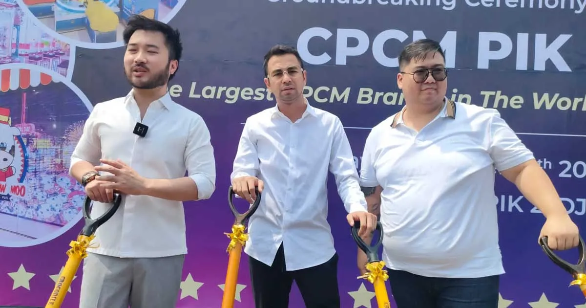 Raffi Ahmad dan Rudi Salim Bangun Cow Play Cow Moo