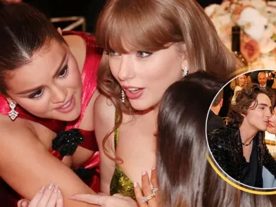 Ups! Selena Gomez dan Taylor Swift Ketahuan Ghibah Timothee Chalamet di Golden Globes 2024