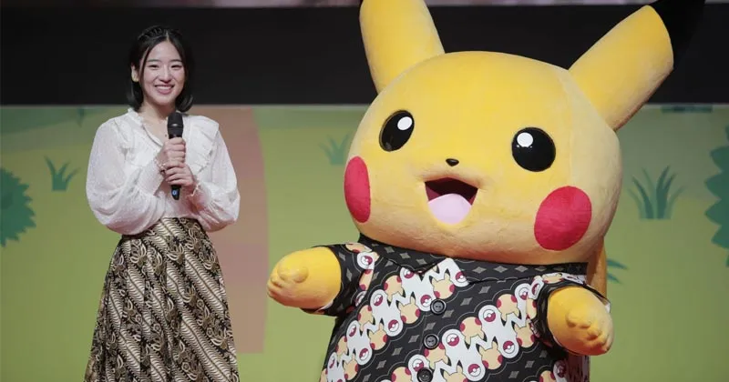 Lucunya Pikachu Pakai Batik yang Dibuat Perajin dari Jawa Tengah