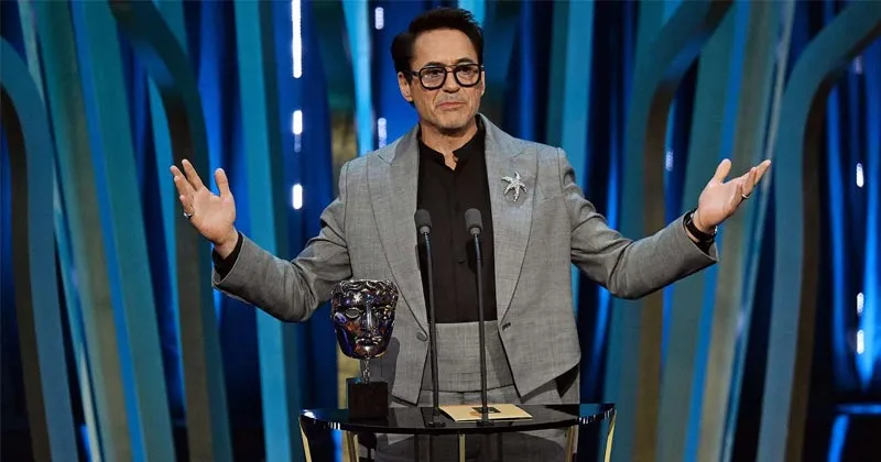 Robert Downey Jr. Singgung Fans Marvel dengan Pidatonya di BAFTA