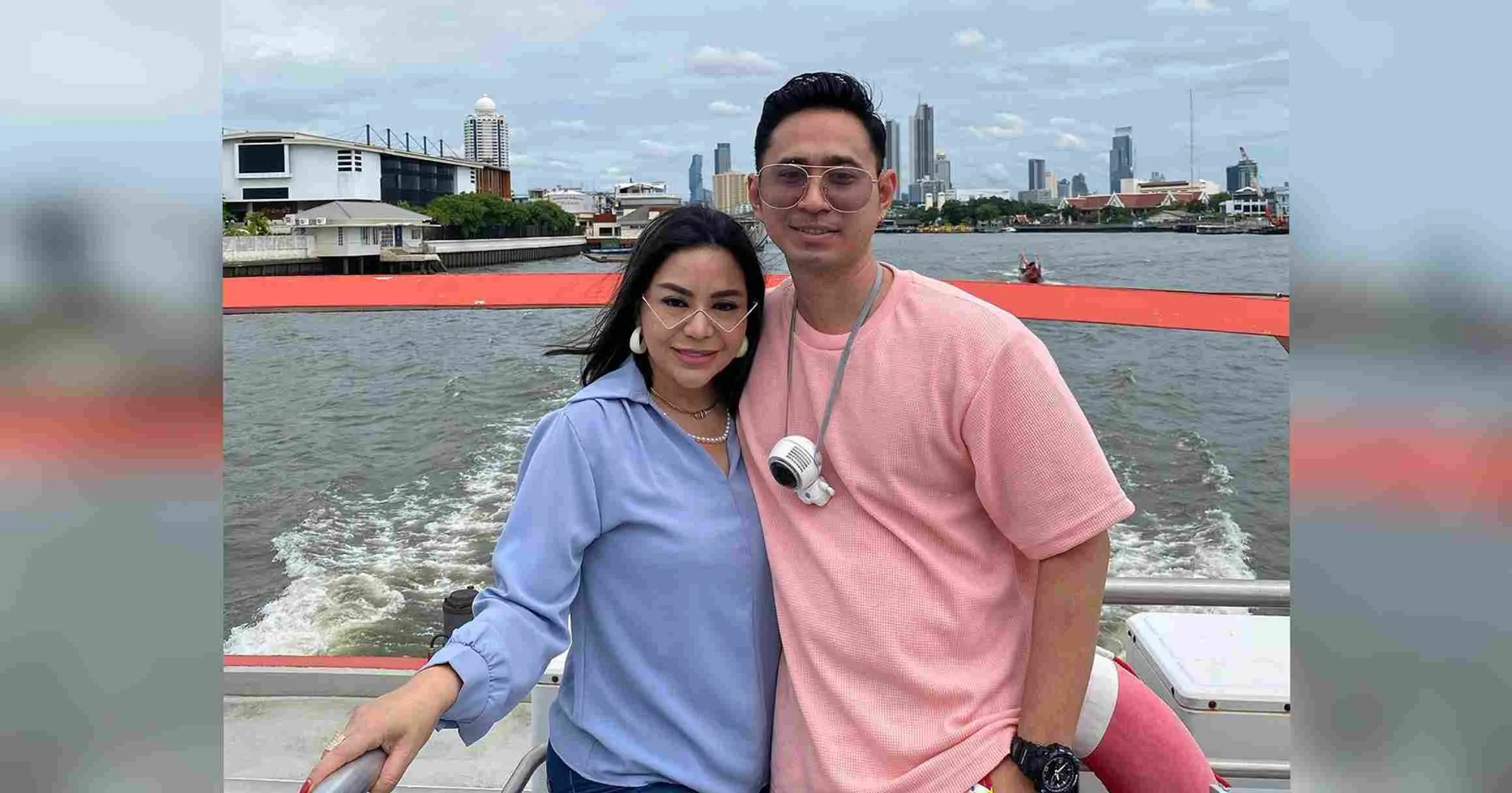 Potret Kemesraan Anisa Bahar Bersama Kekasihnya Edwin Bahari