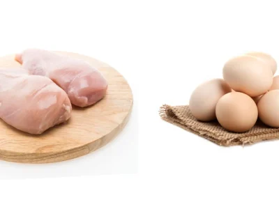 Daging ayam dan telur, sumber protein. (Foto: Freepik)