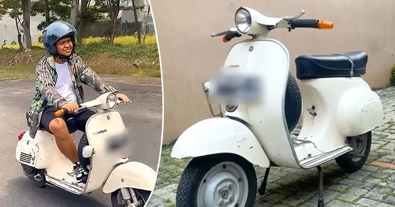 Vespa Kesayangan Babe Cabita Dilelang untuk Bangun Pesantren