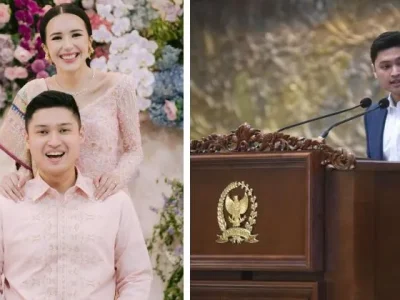 Baby Tsabina resmi dilamar kekasihnya, Rizki Natakusumah. Foto : Instagram/rizkinatakusumah