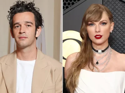 Matty Healy dan Taylor Swift. (Foto: Dok. Instagram masing-masing)