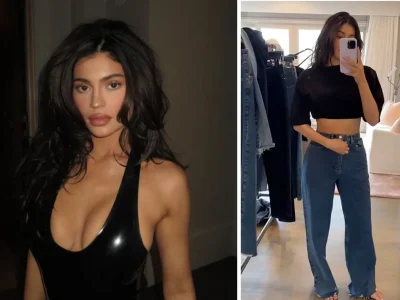 PERUT RATA: Kylie Jenner bantah rumor sedang hamil. (Foto: Instagram @kyliejenner)