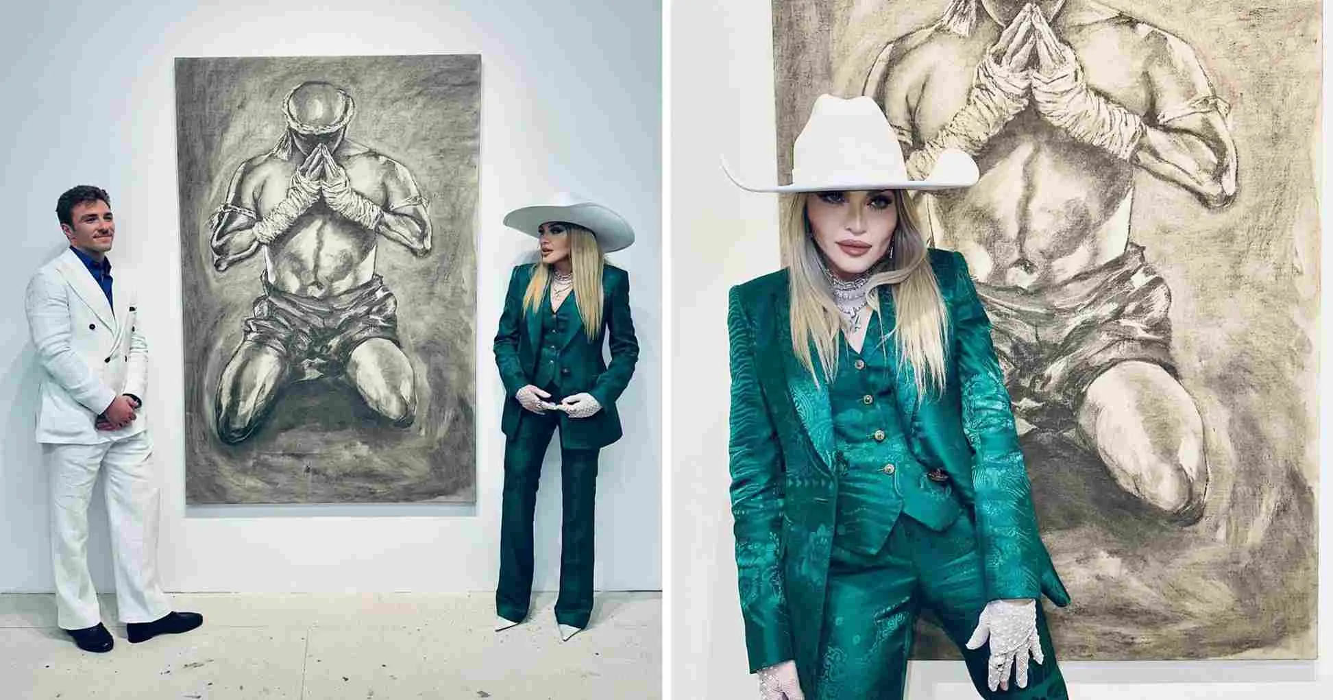 Madonna Hadiri Pameran Seni Putranya, Rocco Ritchie