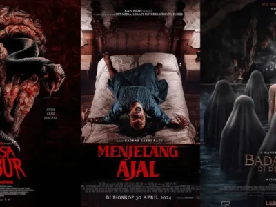 Rekomendasi film horor Indonesia tayang bulan April. (Foto: Kolase Instagram)