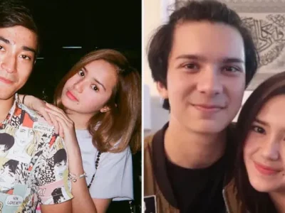 Beby Tsabina berfoto bersama Bio One (kiri) dan Endy Arfian (kanan). Foto: Dok. Instagram @bebytsabina