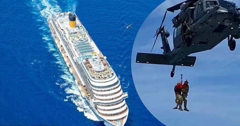 Menegangkan, Aksi Penyelamatan Pasien Kritis di Kapal Pesiar Carnival Venezia