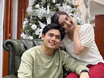 Potret bahagia pasangan Rayn Wijaya dan Ranty Maria. Foto : Instagram/raynwijaya26