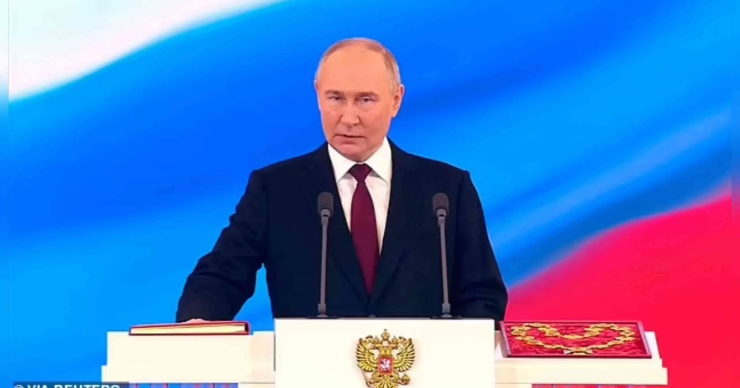 Vladimir Putin Dilantik Lagi Jadi Presiden Rusia Kelima Kalinya