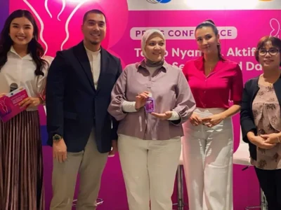 Edukasi kesehatan tentang praktik menjaga kebersihan area kewanitaan yang tepat selama menstruasi, yang diadakan Betadine dan Guardian, di Grand Indonesia, Jakarta. (Foto: Naomi/Nyata)