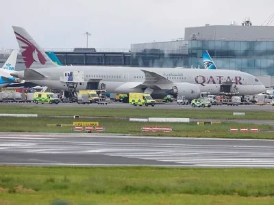 Insiden turbulensi penerbangan Qatar Airways dari Doha ke Dublin. (Foto: Istimewa)