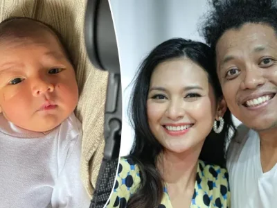 MENGGEMASKAN: Anak Indah Permatasari dan Arie Kriting. Foto: Dok. Instagram @indahpermatas