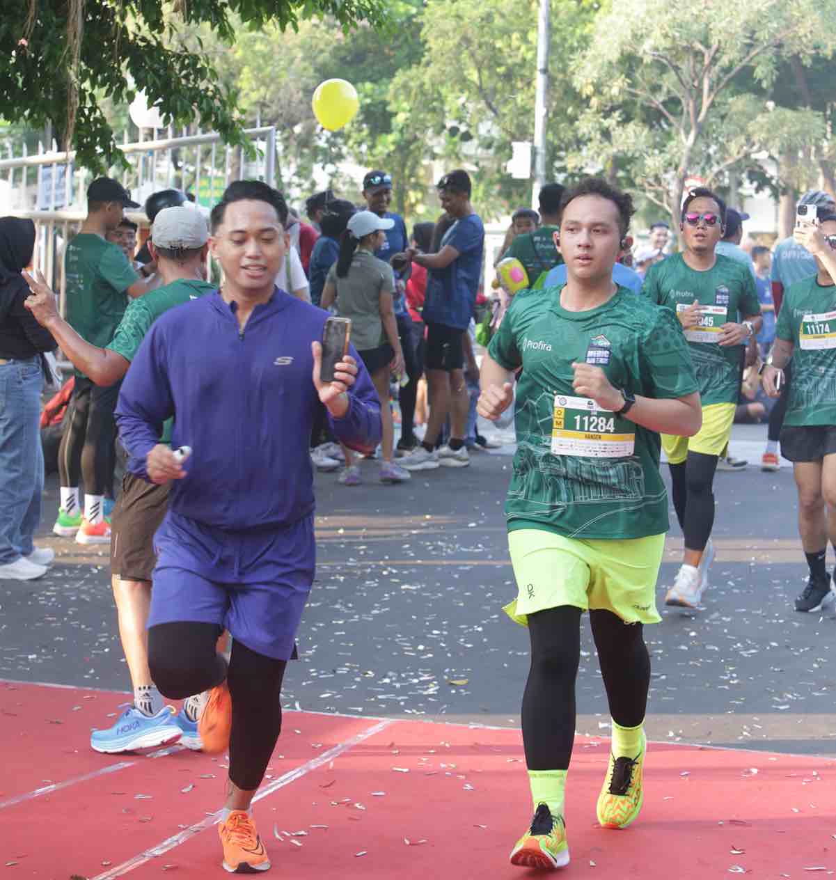 Peserta Surabaya Medic Air Run 2024. (Foto: Ikhsan/Nyata)