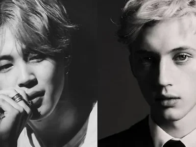 INGIN KOLABORASI: Jimin BTS dan Troye Sivan. Foto: Dok. Koreaboo