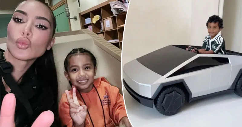 Ultah Anak Kim Kardashian, Dikado Mini Tesla Seharga Rp24 Juta