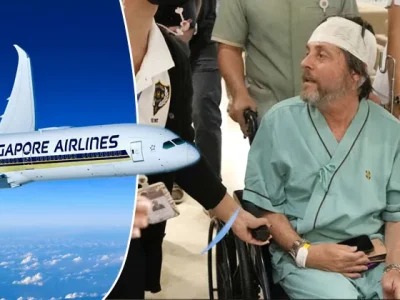 Kondisi penumpang pasca insiden Singapore Airlines alami turbulensi. Foto: Dok. AP Photo/Sakchai Lalit