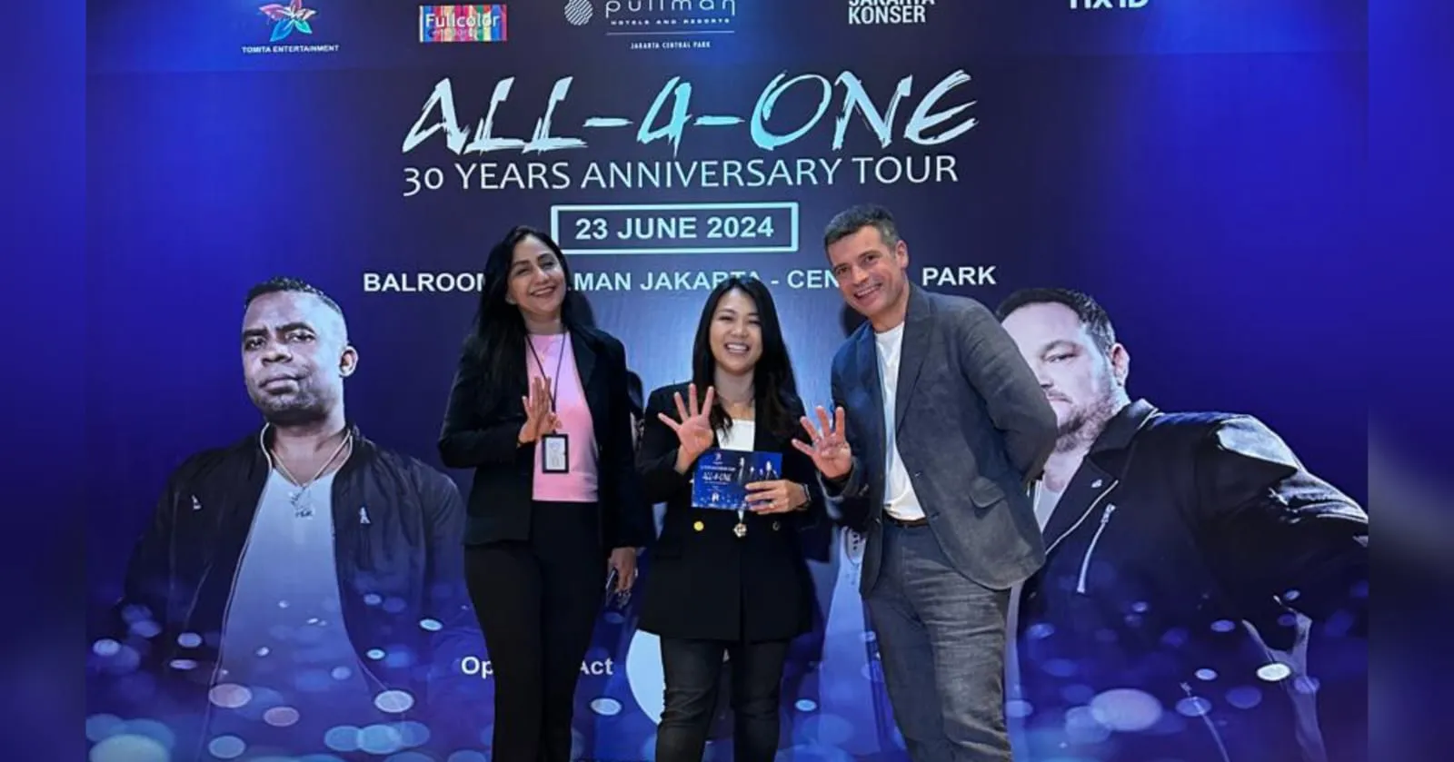 Konser All-4-One di Jakarta Bulan Depan, Dibuka Penampilan Spesial Christian Bautista
