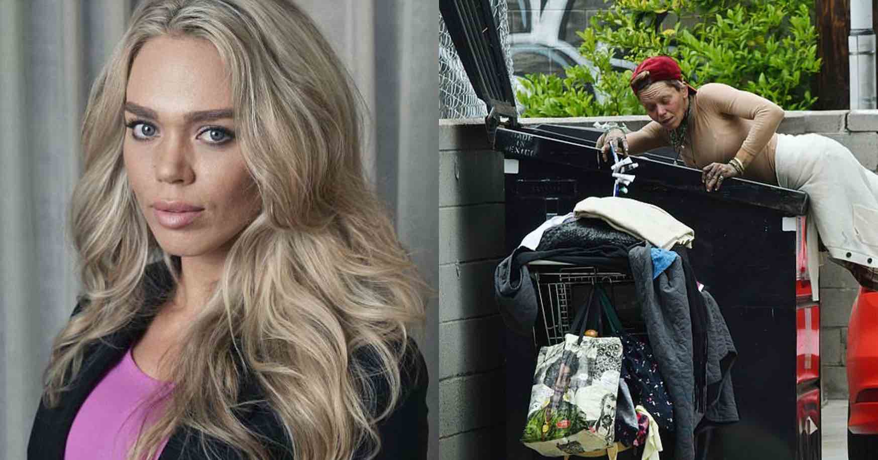 Loni Willison, dulu model kini jadi gelandangan. (Foto: Istimewa)