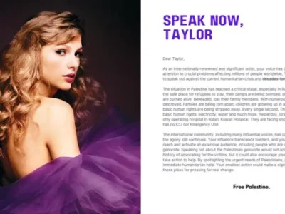 Swifties mendesak sang idola Taylor Swift agar segera menyuarakan krisis di Palestina melalui tagar #SpeakNow di X. (Foto: Instagram dan X/@taylorswift/@#SpeakNow)