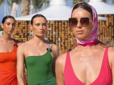 Arab Saudi menggelar Fashion Show dengan menampilkan serangkaian koleksi baju renang. Foto : Instagram/redseafw
