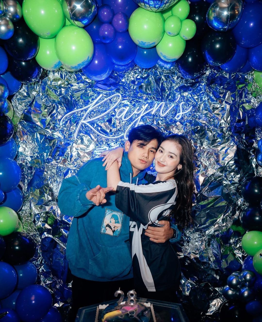 Rayn Wijaya dan Ranty Maria saat merayakan ulang tahun. Foto: Dok. Instagram @rantymaria