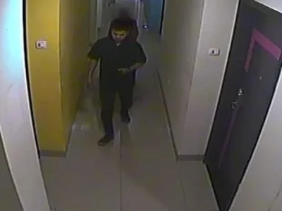 REKAMAN CCTV: Terungkap gerak gerik pelaku pembunuhan RM, mayat wanita dalam koper. Foto : Istimewa