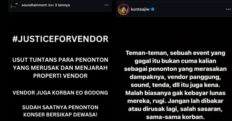 Vendor Lentera Festival Merugi, Pekerja Kreatif Gaungkan Dukungan