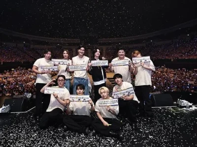 Super Junior akan comeback dengan merilis single terbaru bertajuk Show Time. Foto : Instagram/ superjunior